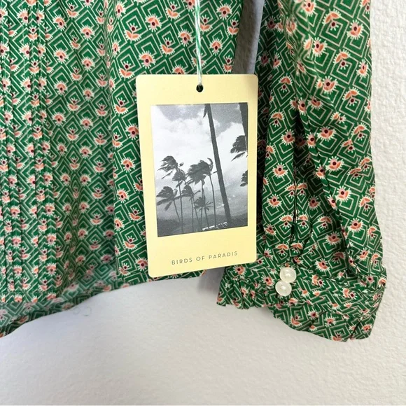 NWT TROVATA BIRDS OF PARADIS TOP - Picture 4 of 5